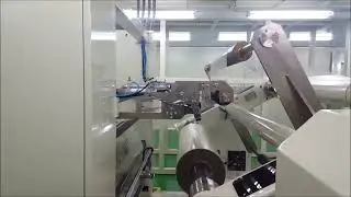 Roll to ROll Film Winder cross cutting system
