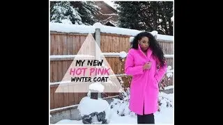 My new Winter coat is HOT PINK