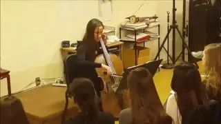 Chloe cello school solo concert