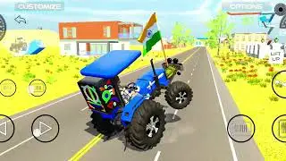 Modified Sonalika tractor driving 😈Indian game 😈Tractor wala game 😈gaming video 