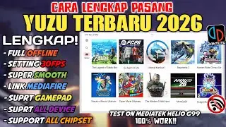 TUTORIAL TERBARU!! CARA LENGKAP PASANG YUZU DAN GAME DI HP ANDROID 2026