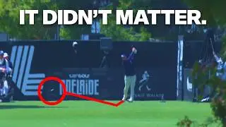 Bryson DeChambeau topped his driver... and still made birdie