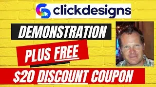 ClickDesigns Review | Demonstration & Discount Code!