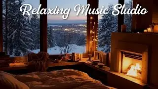Smooth Jazz Night ⛄ Warm Winter Relaxation with Cozy Jazz Instrumentals