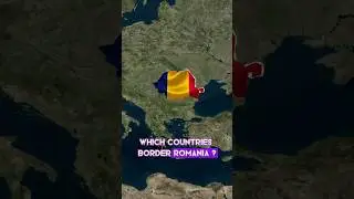 Which countries border Romania? #geography #geofacts #facts #europe