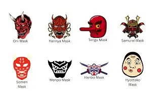Samurai Masks | Japanese History Explained #samurai 