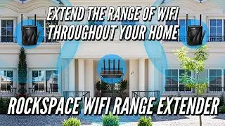 Rock Space AC1200 WiFi Range Extender - How to configure and extend the WiFi signal