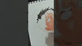 Drawing Eren yeager from aot | #speeddrawing