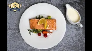 SẢN PHẨM HỌC VI&Ecirc;N | SALMON WITH LEMON BUTTER CREAM SAUCE | AZ CAREERS & TRAINING