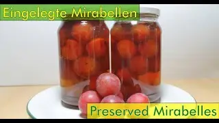 Eingelegte Mirabellen