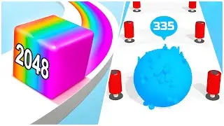 Jelly Run 2048 VS Roll Crowd Run - All ASMR Android Gameplay 