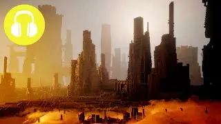 Dune Inspired SCI-FI Scene 💤 Relaxing Ambience | 1 Hour D&D Sounds | Abandoned Planet