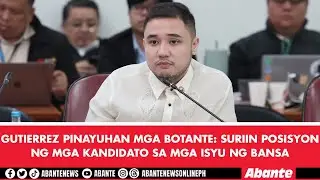 Gutierrez pinayuhan mga botante: Suriin posisyon ng mga kandidato sa mga isyu ng bansa