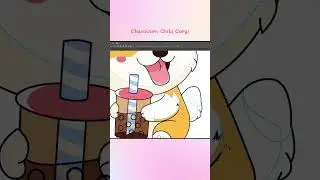 Coloring Cute Chibi Corgi Drinking Boba 🧋🐶 | Kawaii Art #Shorts