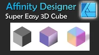 Простой 3D-куб в Affinity Designer | Пошаговое руководство