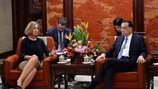 Premier Li meets EU foreign affairs chief to bolster China-EU ties