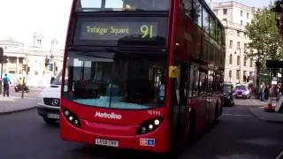 Metroline Route 91 TE905 LK58CNV Enviro400 Holloway (HT)