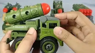 Mainan Anak DIY Mobil Militer Rudal Balistik Antar Benua