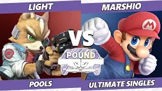 Pound 2022  - Light (Fox) Vs. Marshio (Mario) SSBU Smash Ultimate Tournament