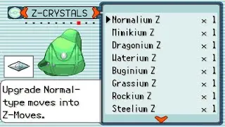 POKEMON EMERALD CREST - LOCALIZA&Ccedil;&Atilde;O DOS Z-CRYSTALS