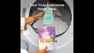 Dryer Angel Natural Dryer Sheet Alternative Non-Toxic Reusable Fabric Softener Sheets Scent Booster