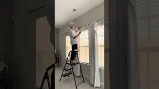 Making Grommet Ringed Curtains Slide