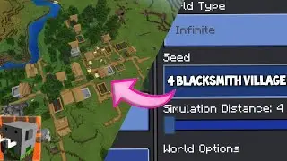 4 BLACKSMITH VILLAGE SEED IN CRAFTSMAN
