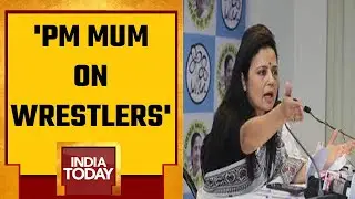 TMC MP Mahua Moitra Lashes Out At PM Modi: 'PM Mum On Wrestlers, Celebrating Mann Ki Baat'