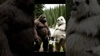 Bigfoot and Yeti holy water dark humor jokes. #comedy #funny #laugh #entertainment #lol #crude #dark