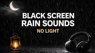 Black Screen Rain for Sleep &ndash; No Light, Just Pure Rain