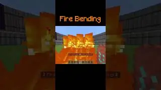 Fire Bending With Commands #minecraft #mctutorial #mcbe #tutorial #command #commandblock
