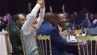 At yesterday&rsquo;s banquet dinner hosted by Prime Minister Abiy Ahmed Ali, a wonderful Vande Mataram🇮🇳🙏🏻