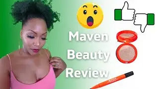 Trying On Maven Beauty 3 Products?! Review Fashion Nova New Makeup Line