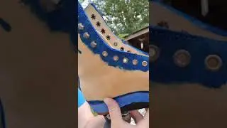 Dyeing Suede Roller Skates