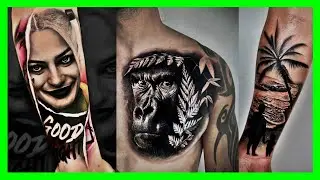 New Collection Of Black And Gray Tattoos On Neck | Chest Tattoo | Arm Tattoo (Artist: Alan Priz&eacute;)