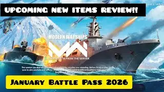 New Update January Battle Pass 2026 | Modern warships Alpha Test Version O. 100