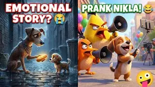 A Hungry Dog & a Piece of Bread 😭 | Emotional Story with a SHOCKING Funny Twist 😂🐶