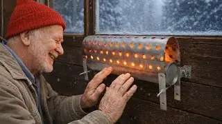 Бесплатный камин на зиму! Не нужен газ и электричество 😱 Он нужен в каждом доме, но ни у кого его н
