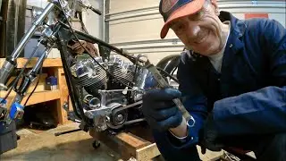 Get Startered! Ol'Joe needs an upgrade! Episode 1 -How to add a starter to your Shovelhead Harley.