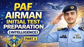 PAF intelligence test preparation 2026 part #3 || Pak sir force test preparation || pak air force 