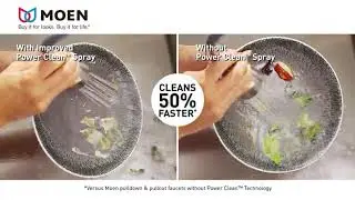 Moen 87801SRS Conneaut One-Handle Pulldown Kitchen Faucet with Reflex and Power Clean, Spot Resist