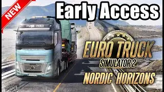 🔴 Nordic Horizon DLC ETS2 Acceso Anticipado Descubriendo Carreteras