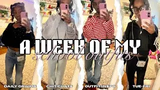 A WEEK OF MY SCHOOL OUTFITS 🛍️ l ootd, daily fit checks, details + more!