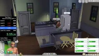 Sims 4 Speedrun: Max Cooking Skill in 3:32 (Without expansions)
