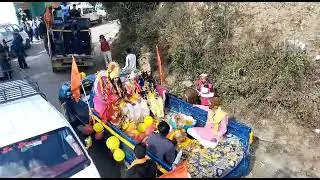 अक्षत कलश यात्रा,स्वयं सेवक संघ द्वारीखाल खंड 29 दिसम्बर 2023
