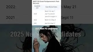 NEET PG 2025 Postponed ? #neetpg2025 #neetpgpostponed #nsetpg2025postponed