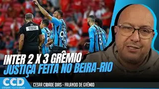 Inter 2 x 3 Gr&ecirc;mio: mesmo prejudicados, vencemos DENTRO de campo