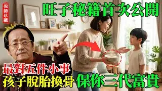 倪海廈：價值連城的「旺子秘笈」首次公開！只需要做對這5件事，孩子脫胎換骨，保你家三代富貴！#倪海厦 #中醫育兒 #經方中醫 #兒童健康 #養生智慧 #易經風水 #育兒智慧