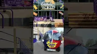Cadbury World Birmingham Creme Egg Car #daysoutwithkids #cadbury #cadburyworld