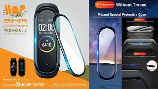 SIKAI ANTI GORES 3D Full Cover Screen Protector for Xiaomi Mi Band 6 5